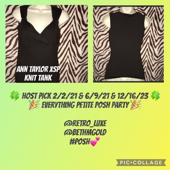 Ann Taylor Tops - Ann Taylor Petites XSP Dark brown tank top